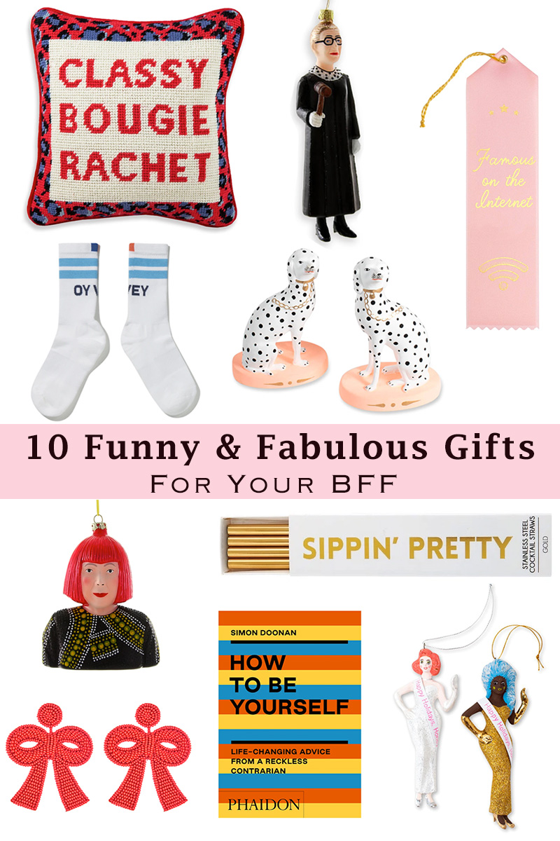 Funny Gifts for Your BFF from Small Businesses - Kelly Golightly